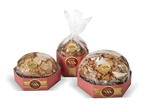 Safates per panettone + etiquetes adhesives Casa Modena - packaging | Massó Pack